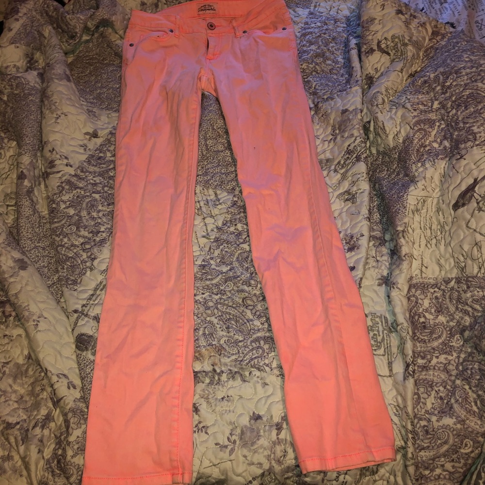 pink aeropostale skinny jeans